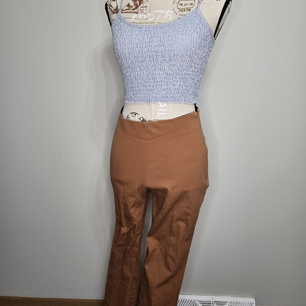 a new day Women's Tan Boot Cut Pants